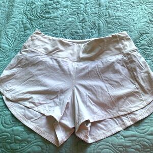 White Lululemon shorts. Size 8